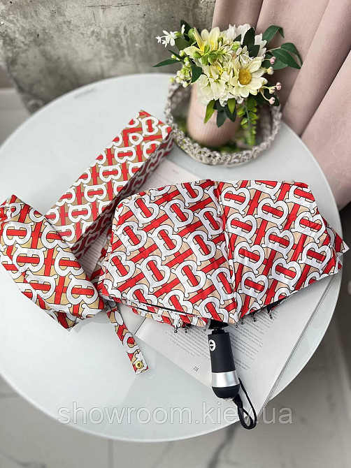 Женский брендовый зонтик Burberry (32014) Киев - изображение 4