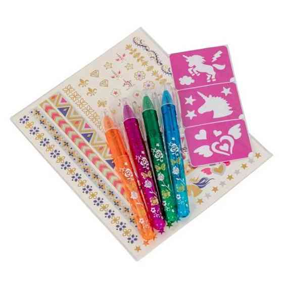 Дитячий набір боді-арту "Єдиноріг" T20729 трафарети з малюнками Вінниця