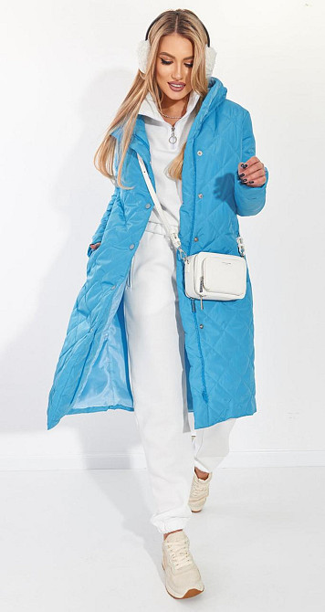 Стильне стьобане півпальто (52) Київ - фото 6