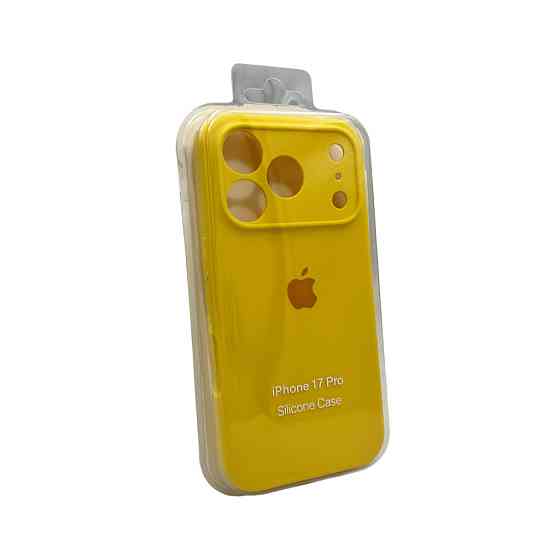 Чохол для смартфона Silicone Full Case AA Camera Protect for Apple iPhone 17 Pro Max 56,Sunny Yellow Київ