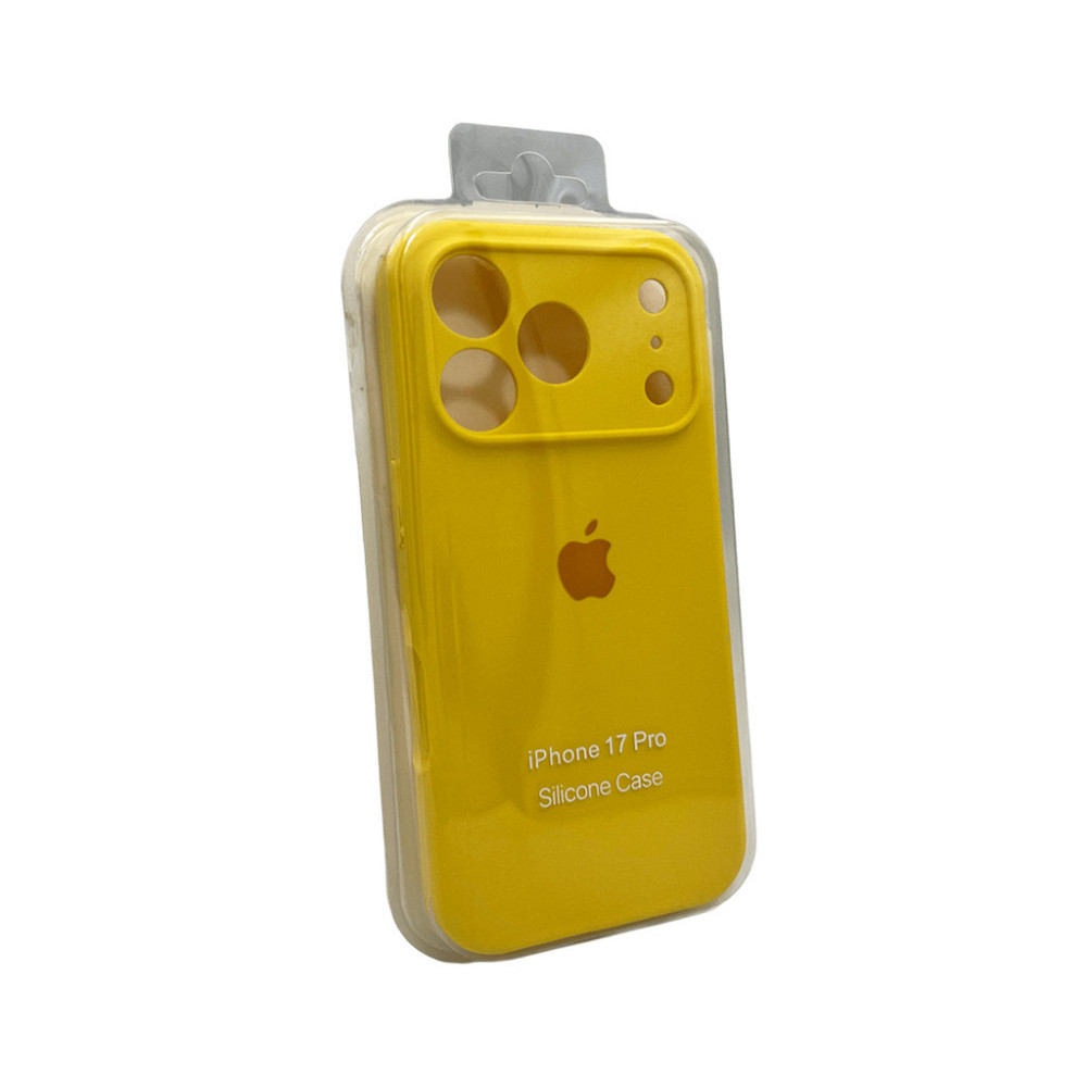 Чохол для смартфона Silicone Full Case AA Camera Protect for Apple iPhone 17 Pro Max 56,Sunny Yellow Київ - фото 2