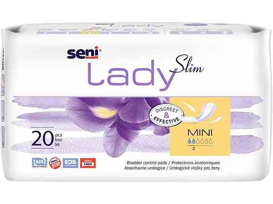 Прокладки урологічні 20шт Seni Lady Slim Mini 2крап ТМ SENI Solmir Київ