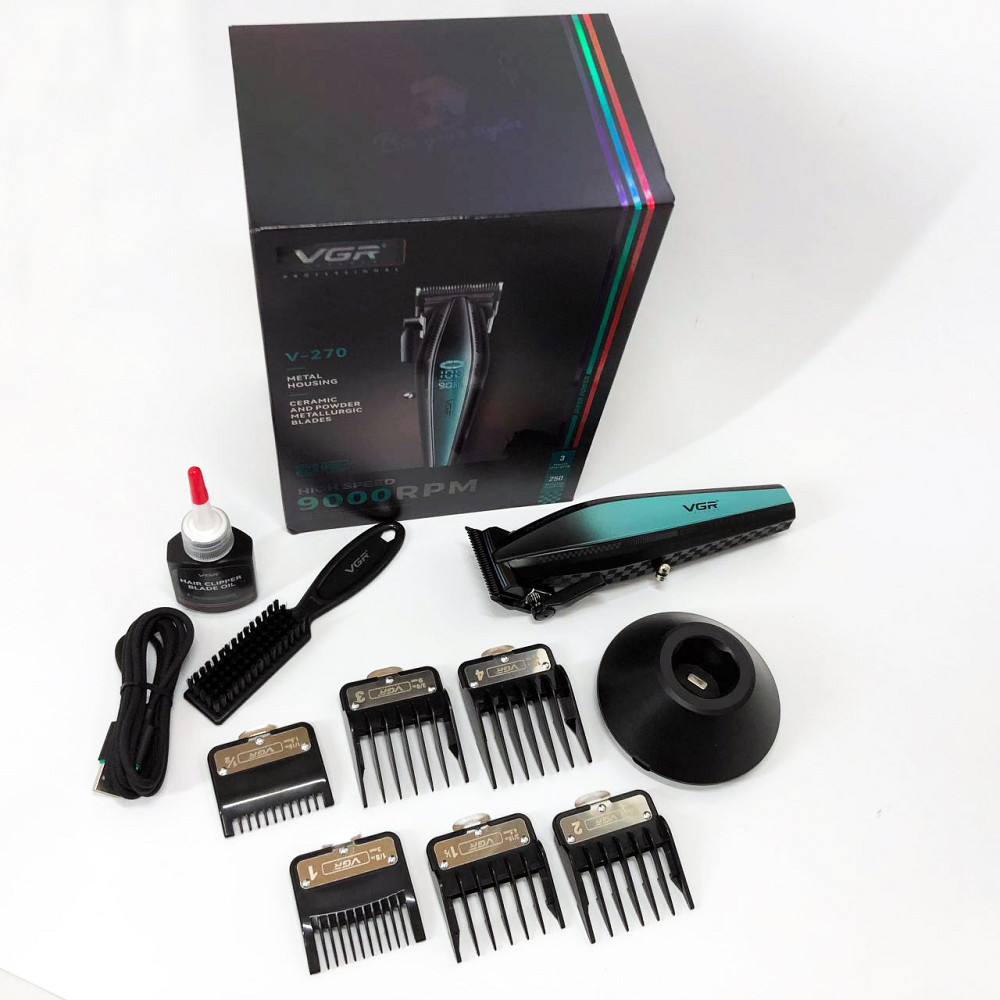 Триммер для стрижки аккумуляторный профессиональный VGR, Хороший беспроводной триммер TP-84 Львов - изображение 4