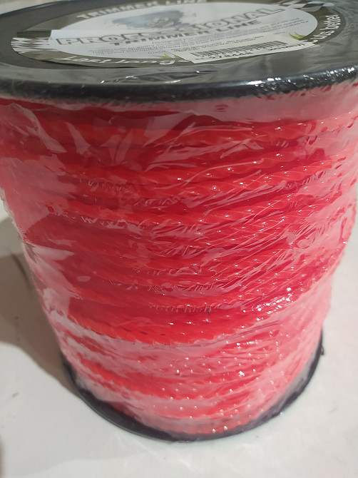 Лісочка мотокоси Ø4, см, 200 метрів (кіска, червона) Мукачево - фото 1