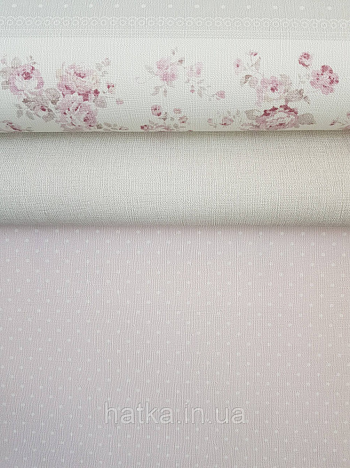 Шпалери вініл на флізеліні A.S.Creation Maison charme 0.53x10 у крапку в горошок білі на рожевому Київ - фото 2