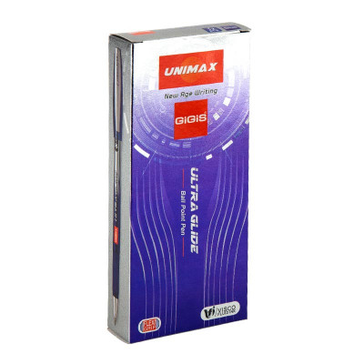 Ручка кулькова Unimax Ultraglide, синя (UX-114-02) Вінниця - фото 3