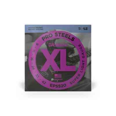Струны для гитары D'Addario XL ProSteels Super Light (9-42) (EPS520) Винница