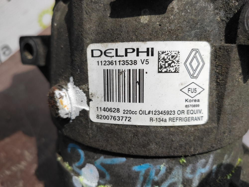 Компресор кондиціонера Renault Trafic 2.5 dci 2001-2013 (8200763772) Ковель - изображение 3