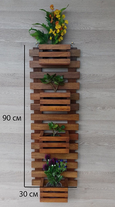 Полиця настінна для квітів "Форталеза" мускат Миколаїв - фото 2