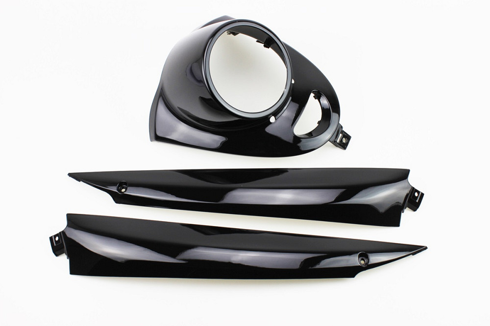 Yamaha VINO SA26 - 4т пластик - к-кт фарбовані 8 деталей, ЧОРНИЙ Киев - изображение 2