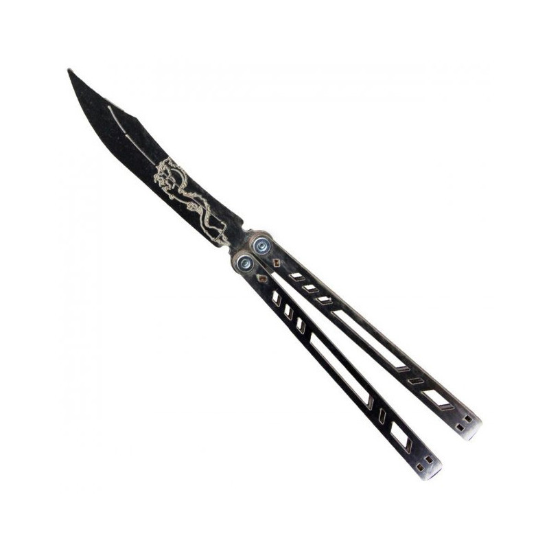 Сувенірний дерев'яний ніж "SO-2 МЕТЕЛИК CHROME" Сувенір-Декор SO2BALcr Вінниця - фото 1