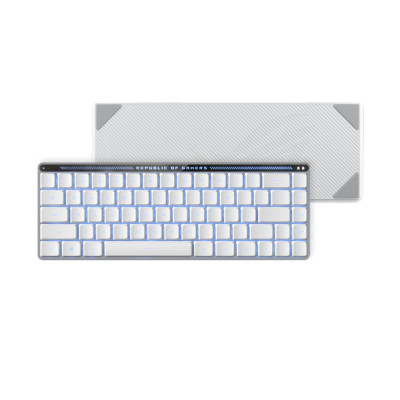Клавіатура ASUS ROG Falchion RX Low Profile Red Wireless/Bluetooth/USB UA White (90MP03EC-BKMA10) Вінниця - фото 4