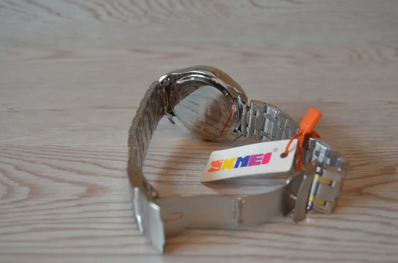 Чоловічий наручний годинник Skmei 9193 Дракон (Сріблястий) Вінниця