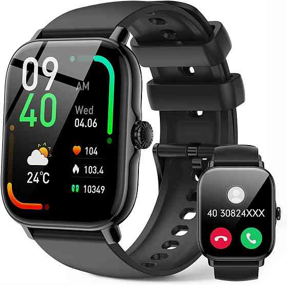 Смарт-годинник LLKBOHA P72: 1,85" HD-дисплей, Bluetooth-дзвінки, 111+ спорт-режимів, моніторинг здоров’я Київ