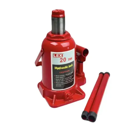 Домкрат пляшковий гідравлічний LEX вантажопідйомністю 20 тонн гідродомкрат підкатний для важкої техніки професійний Львів
