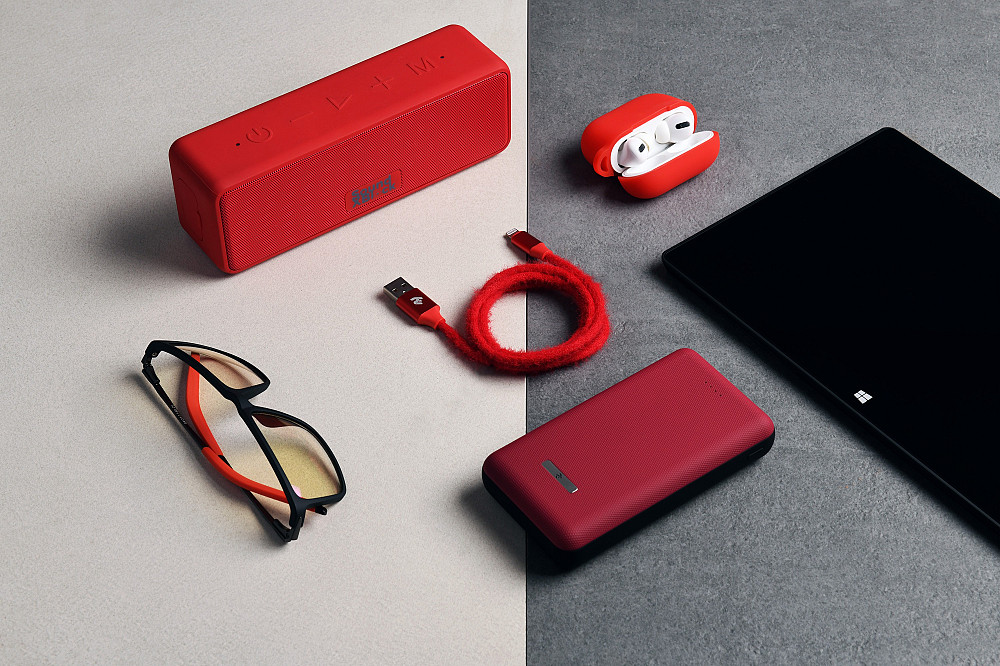 Портативна акустична система 2E SoundXBlock 20Вт, BT 5.0, MP3 TWS, IPX7, Червоний Київ - фото 11