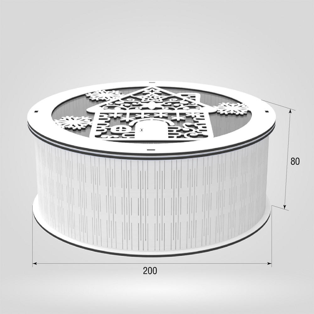 Подарункова коробка EKOSTAR d200 h80 Київ - фото 3