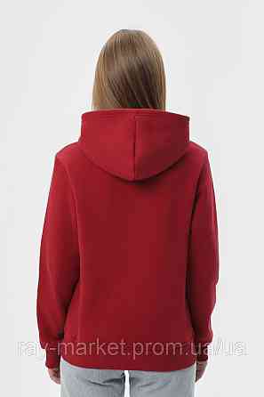 Набір жіночий худі утеплене 2шт RAY BASIC Бордовий/Темно-сірий (U0401W-Burgundy-Dark Grey) Київ