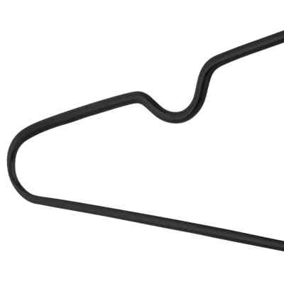 Плічка Ardesto Металеві з ПВХ покриттям Чорні 40.5 см 5 шт. (ARHC2805B) Вінниця