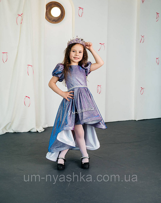 Платье звездочки Пышное удлиненное блестящее платье люрекс Кривой Рог - изображение 4