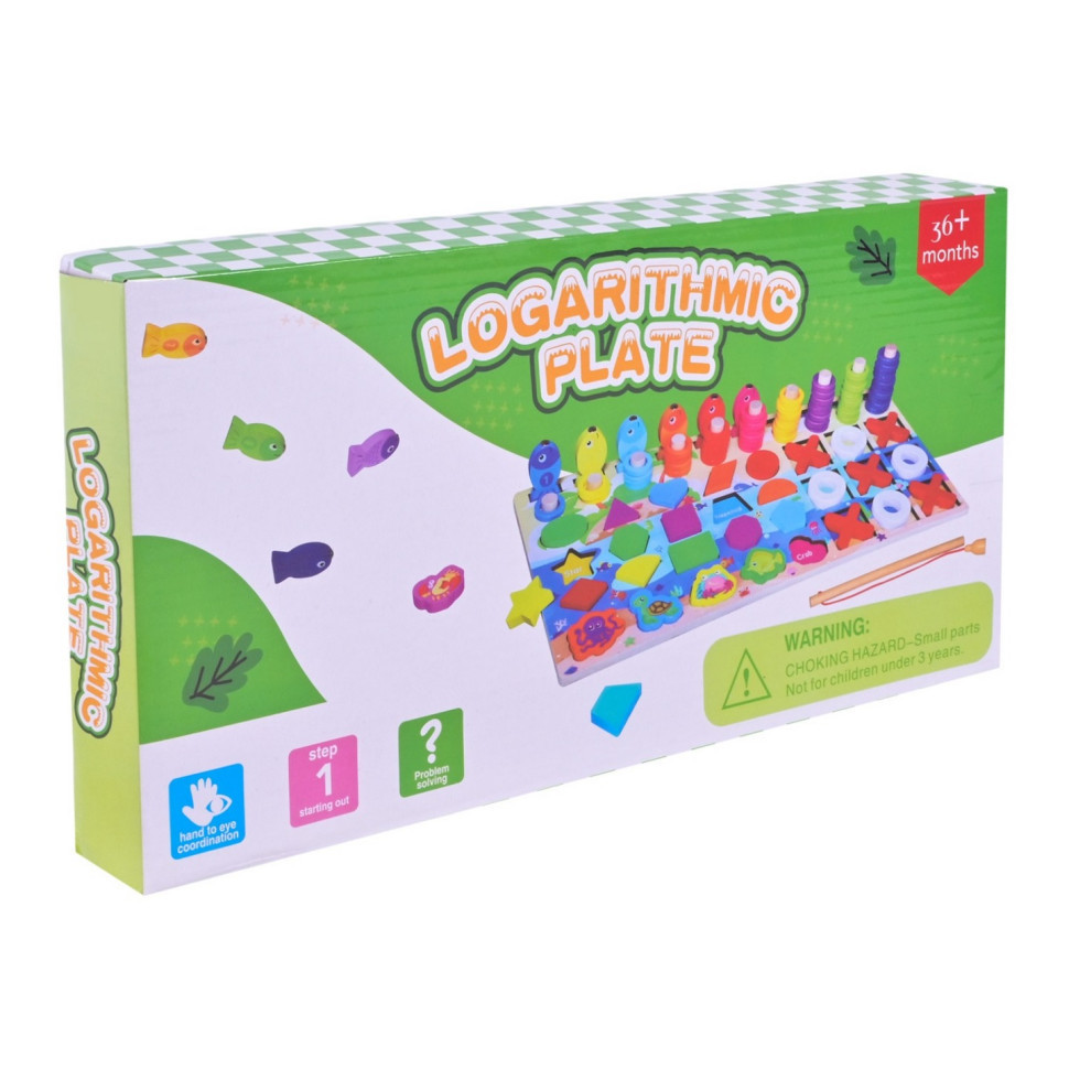 Деревянная игрушка Центр развивающий C9426 вкладыши, пирамидки, рыбалка Винница - изображение 4