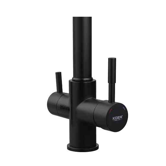 Кухонний змішувач Koer KB-72025-05 з виходом для питної води та пружинним виливом (KR5015) Харків