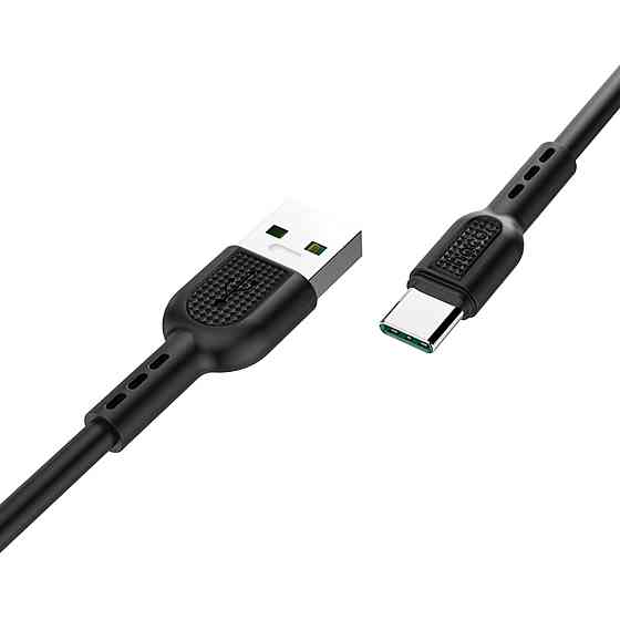Кабель HOCO X33 Type-C 5A Surge charging data cable Black Київ