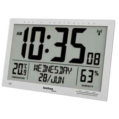 Настенные часы Technoline WS8013 Silver (DAS301790) Винница