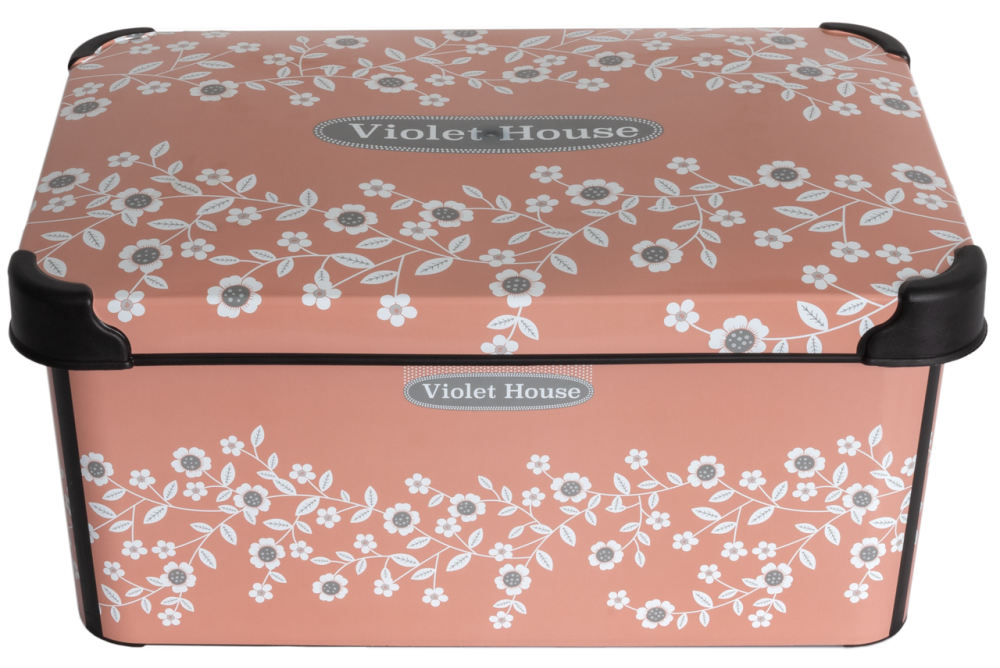 Контейнер Violet House 0647 Decor Powder Flower 10 л (6832639) Киев - изображение 2