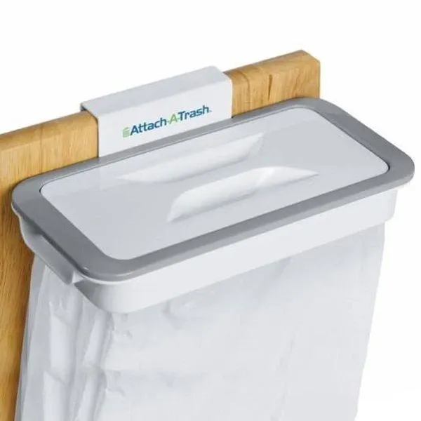 Тримач для сміттєвих пакетів Attach-A-Trash R25961 навісний, пластиковий контейнер з кришкою Одеса - фото 8