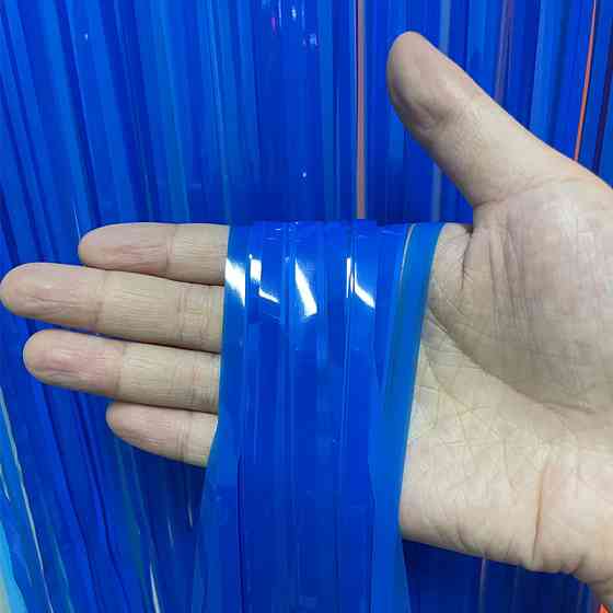 Дощик для фотозони святковий 2 м на 1 м синій Київ