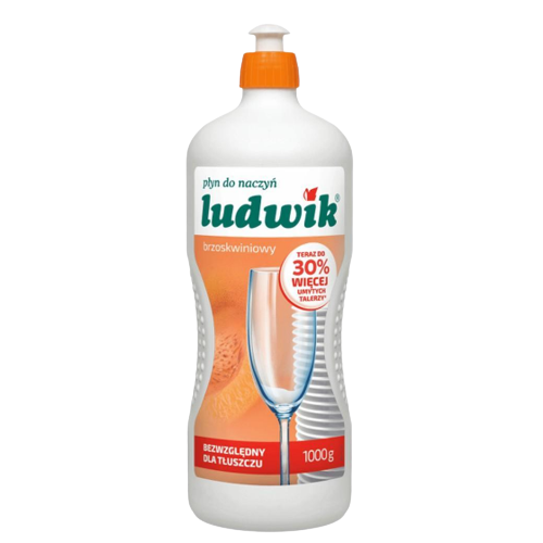 Засіб для миття посуду 900гр Персик Ludwik Житомир - фото 1