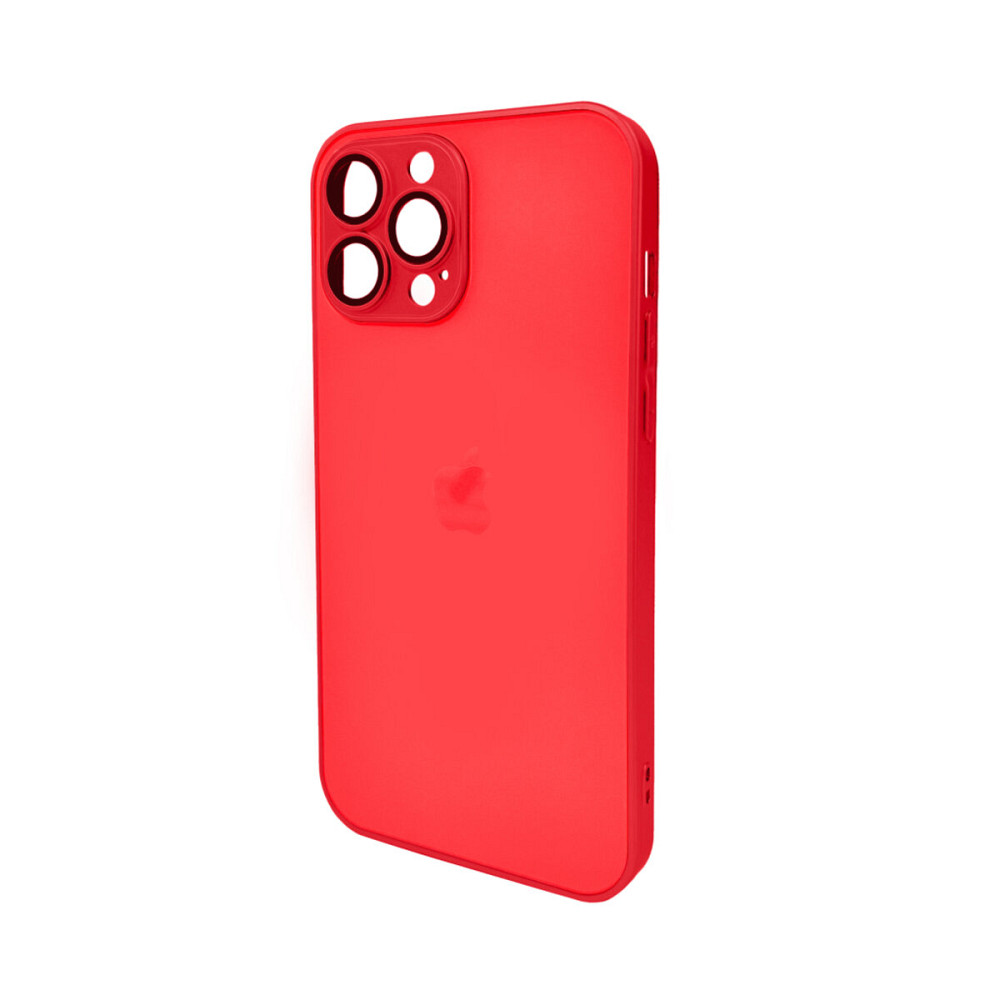 Чохол для смартфона AG Glass Matt Frame Color Logo for Apple iPhone 13 Pro Max Coke Red Киев - изображение 1