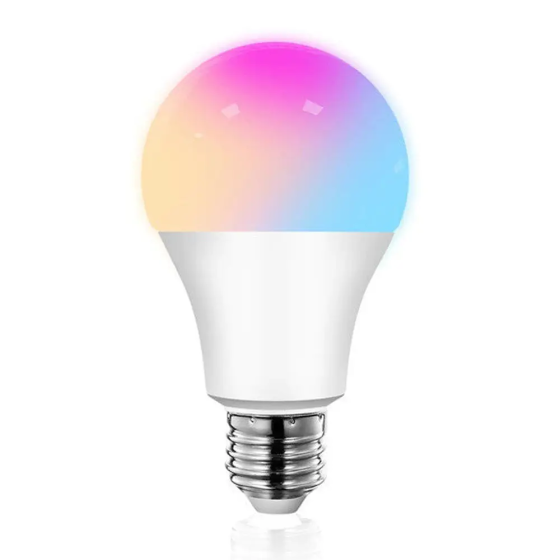 Світлодіодна Смарт лампочка RGB, WIFI (APP TUYA) 9Вт, Bluetooth, RGB / Лампочка з керуванням Київ