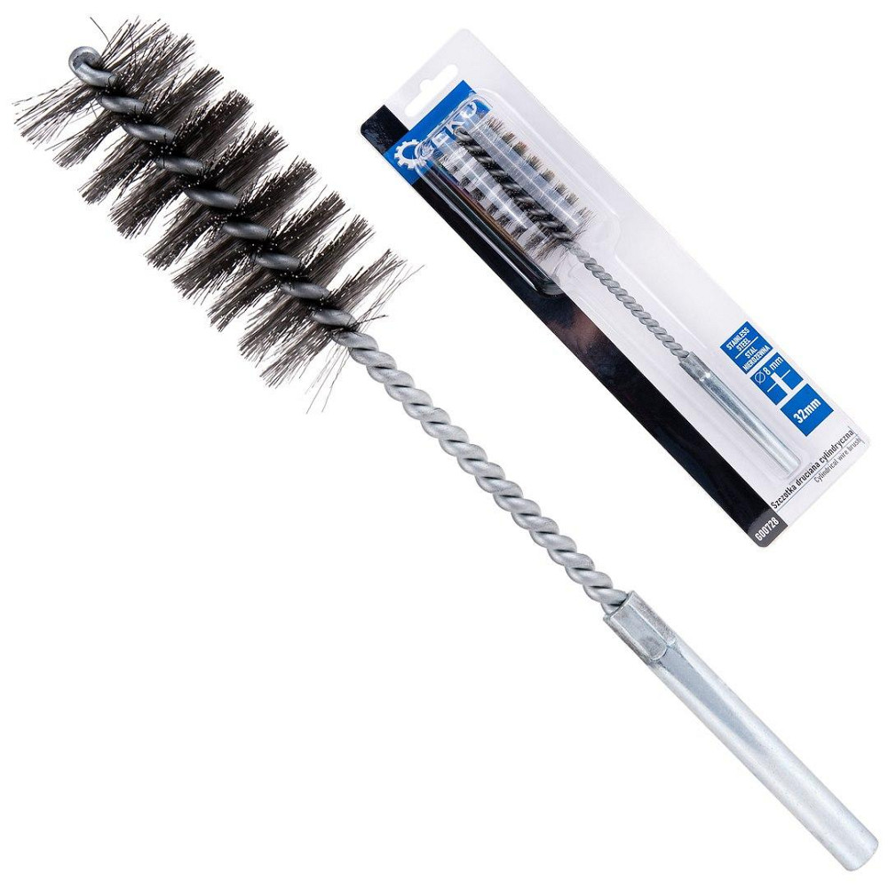 Йоржик дротяний "GeKo" з нержавійки загальною довжиною 200мм, довжиною йоржика 70мм, діаметром 32мм Киев - изображение 1