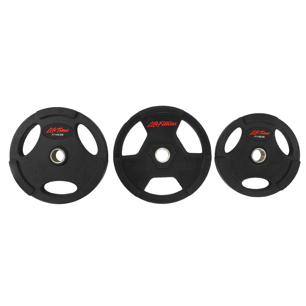 Блин (диск) обрезиненный 15 кг 51 мм LIFE-80154B-15 Гантели, гири, штанги и диски Киев - изображение 8