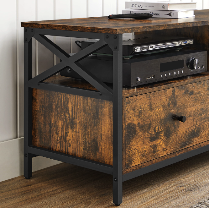 Тумба під телевізор Leobert Kamila в стилі Loft з 2 шухлядами Київ - фото 7