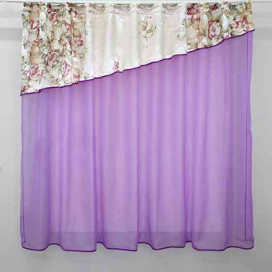 Кухонная занавеска VR-Textil № 00к сиреневый 270х160 см (59-646) Киев