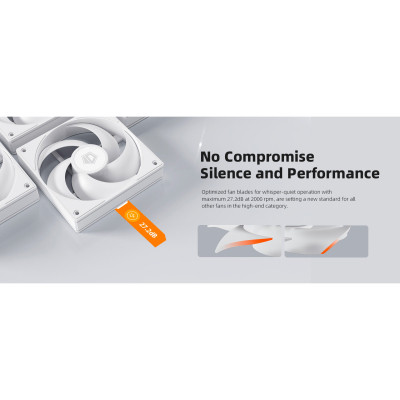 Кулер для корпуса ID-Cooling Вентилятор ID-Cooling AS-120-W (AS-120-W) Винница - изображение 2