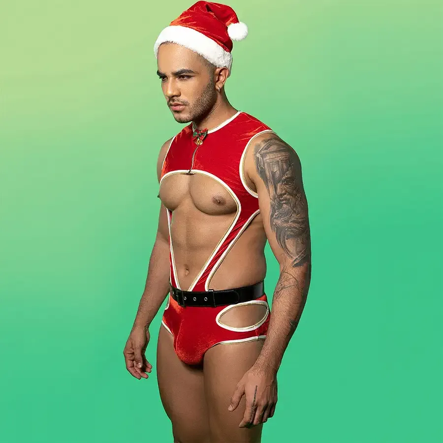 Новорічний чоловічий еротичний костюм JSY 9132 One Size Львів - фото 4