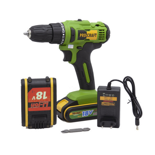 Акумуляторний шуруповерт Procraft PA18C COMPACT 18 В , шурупокрут з Li‑Ion батареєю та 2 АКБ у комплекті Львів - фото 2