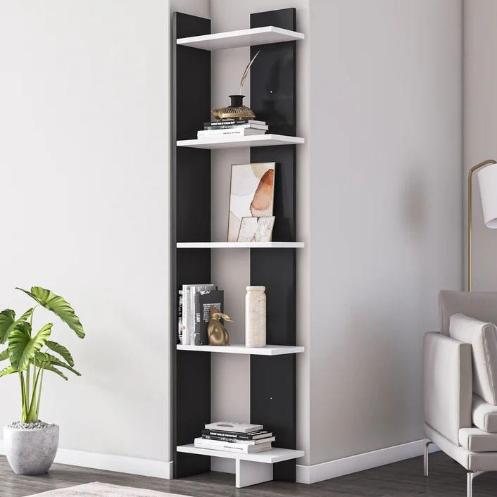 Стелаж кутовий "Мілвертон" венге-зефір Миколаїв - фото 4