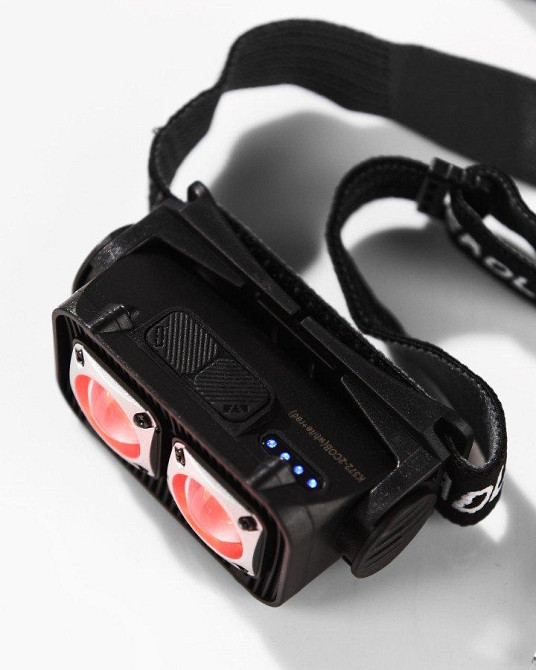 Фонарь на лоб красный к 372 свет ЛЕД аккумуляторный 4 режима Одесса - изображение 5