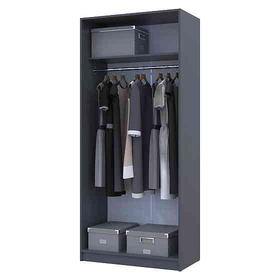 Полиця для одягу Doros Promo Графіт 3шт. 86.7х35х1.6 (DRS-011564) Львів