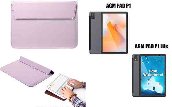 Чехол-конверт VitoCase для AGM PAD P1, AGM PAD P1 Lite, с функцией подставки для планшета Фиолетовый Киев