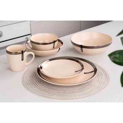 Тарілка Ardesto Liguria Soup 20 см Cream (AR2920LCC) Вінниця