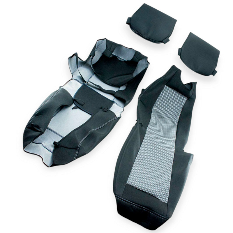 Майки 1+1 b max серые (закрытый торец) передние Мукачево - изображение 1