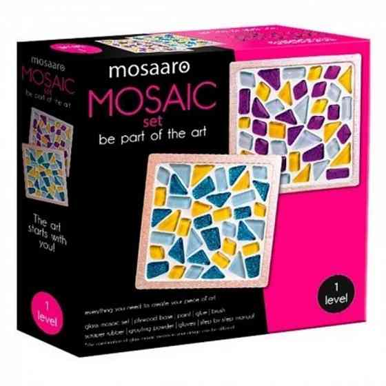 Набір для скляної мозаїки "Підставки для чашок" MA1002 квадратні Вінниця