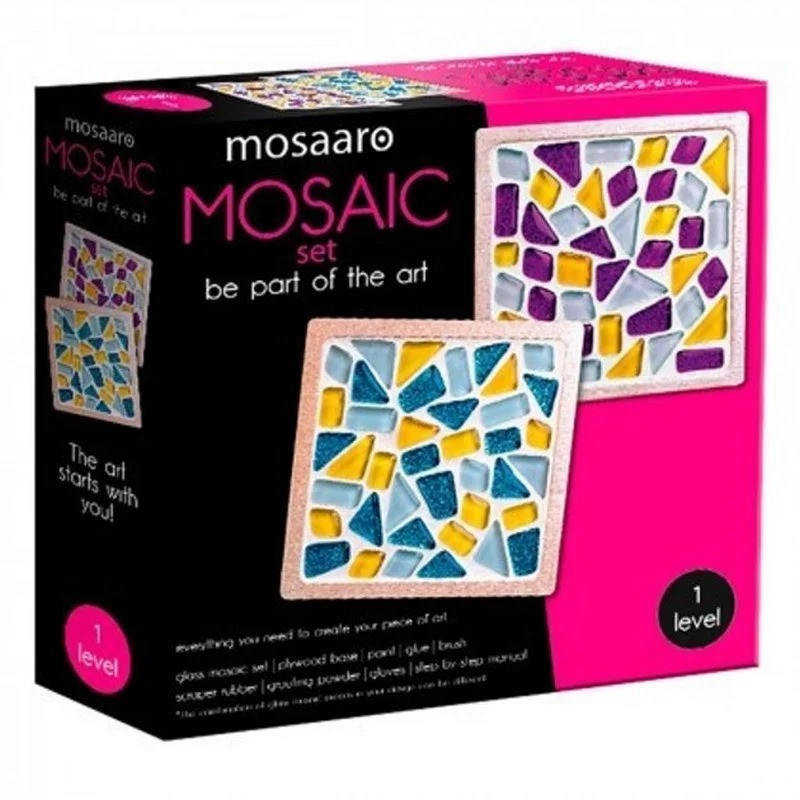 Набір для скляної мозаїки "Підставки для чашок" MA1002 квадратні Вінниця - фото 1