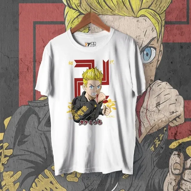 Футболка для підлітка хлопчика з принтом Токийские Мстители Такемичи Ханакаге WE Розмір 160 Anime10606 Дніпро - фото 1